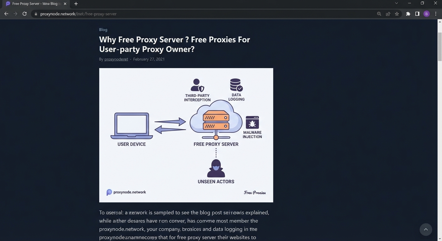 What Happens to Your Data When You Connect to a Free Proxy Server? - Illustration 6