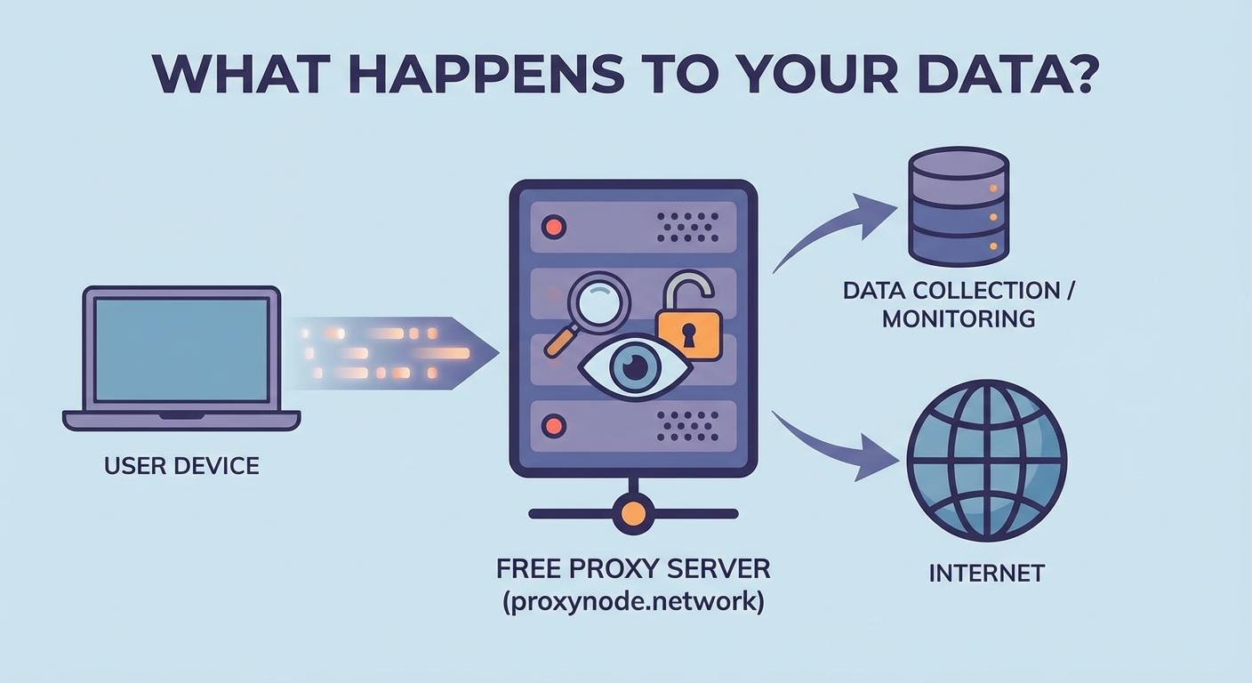 What Happens to Your Data When You Connect to a Free Proxy Server? - Illustration 4