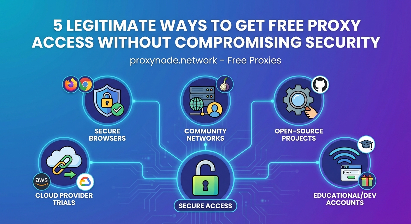 5 Legitimate Ways to Get Free Proxy Access Without Compromising Security - Illustration 3