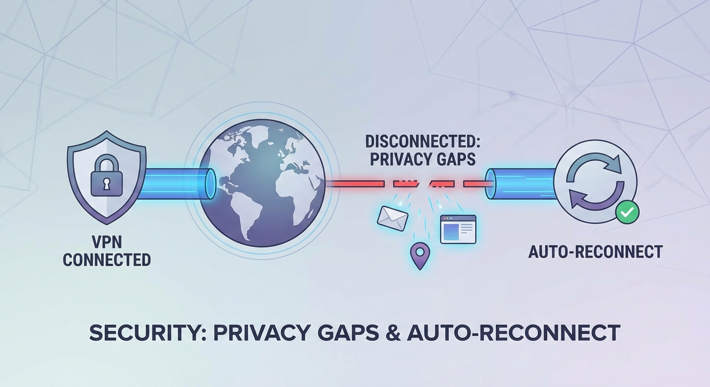 What Happens When Your VPN Disconnects? Understanding Privacy Gaps and Auto-Reconnect Features - Illustration 3