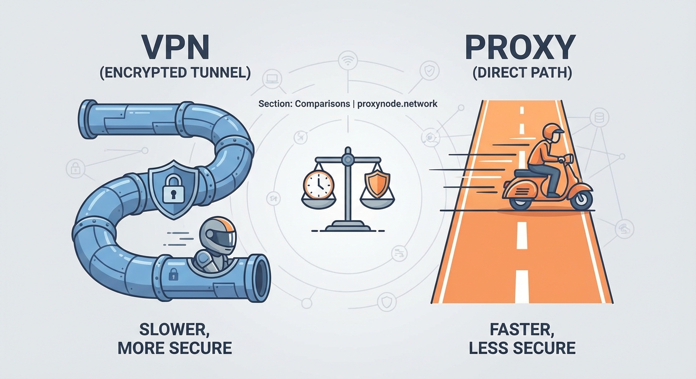 Why Your VPN Might Be Slower Than a Proxy and When It Matters - Illustration 3