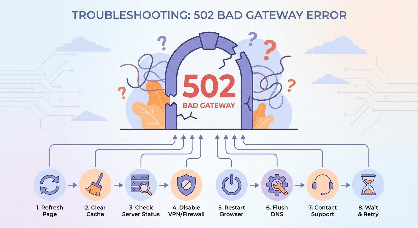 Proxy Error 502 Bad Gateway: What It Means and 8 Ways to Fix It - Illustration 2