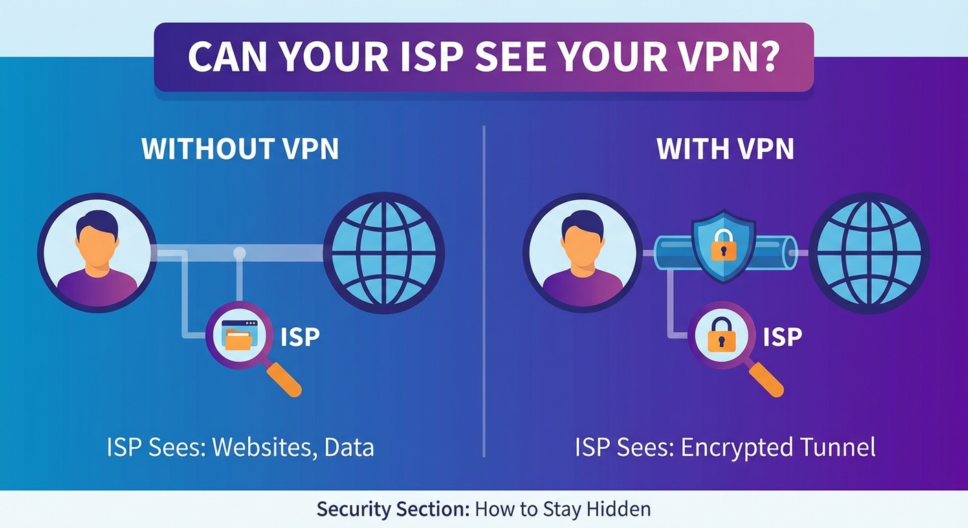 Can Your ISP See You're Using a VPN? What They Know and How to Stay Hidden - Illustration 2