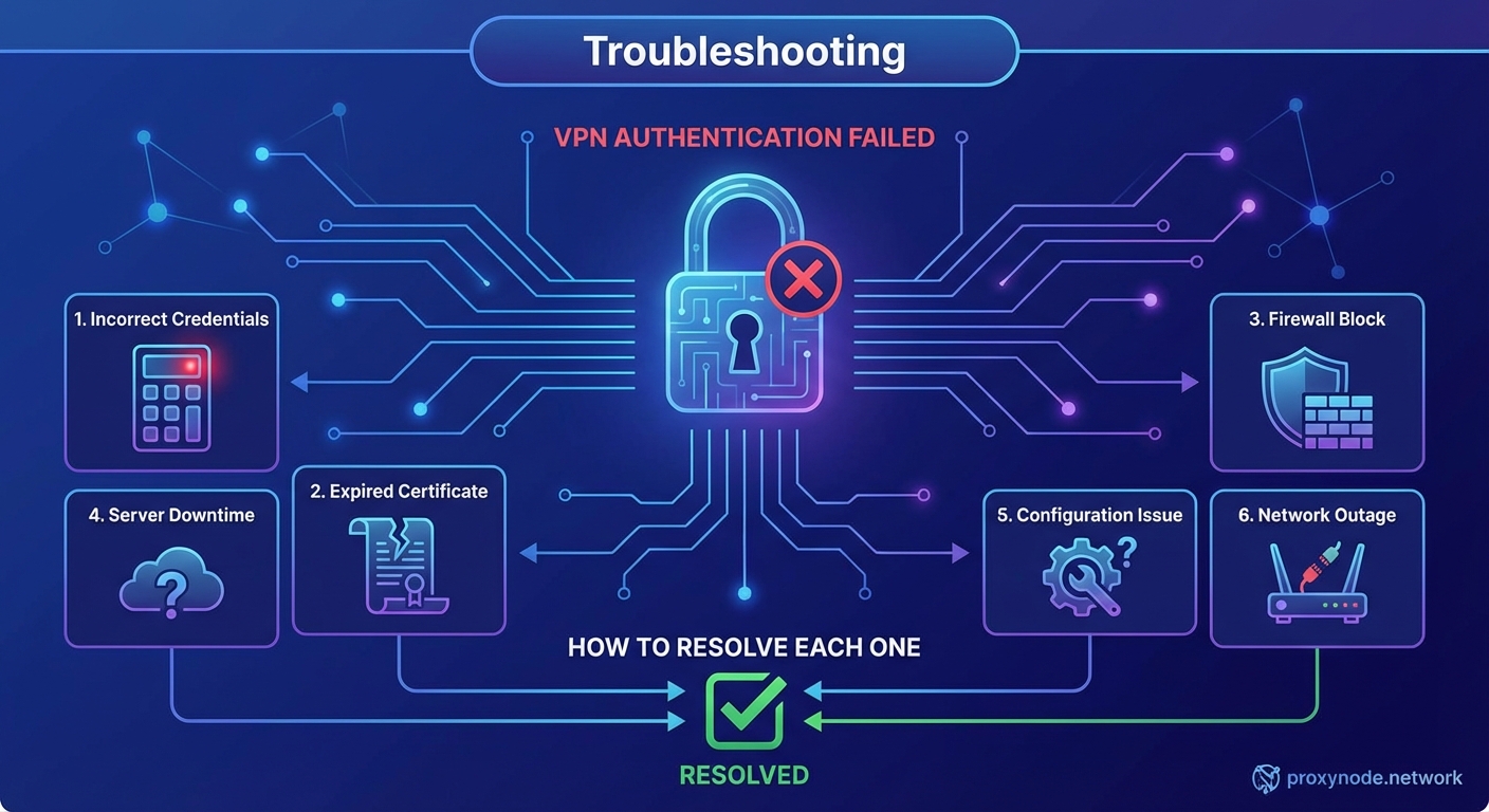 VPN Authentication Failed: 6 Reasons Why and Exactly How to Resolve Each One - Illustration 2