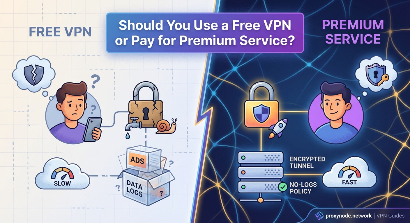 Should You Use a Free VPN or Pay for Premium Service? - Illustration 2