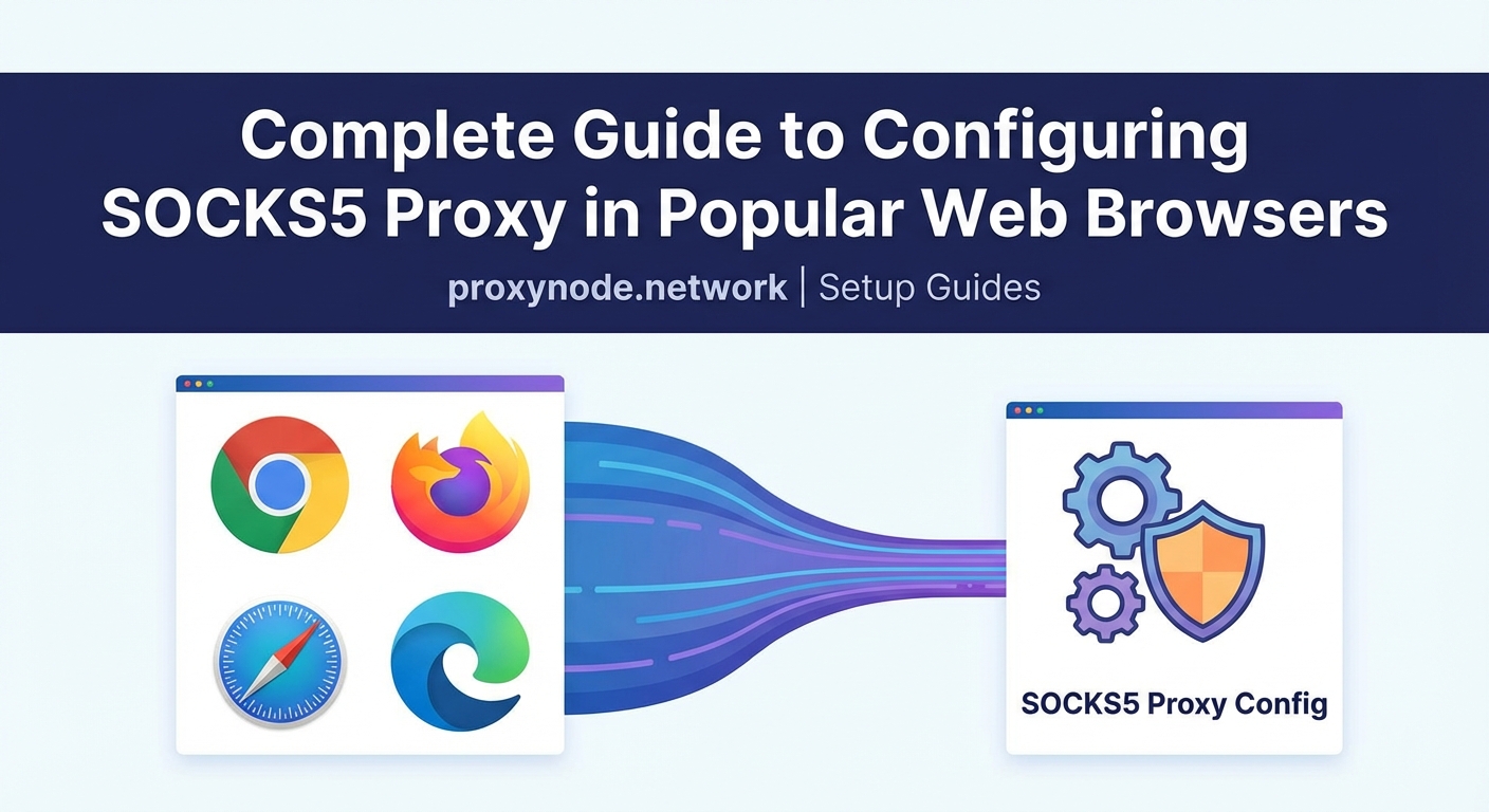 Complete Guide to Configuring SOCKS5 Proxy in Popular Web Browsers - Illustration 1