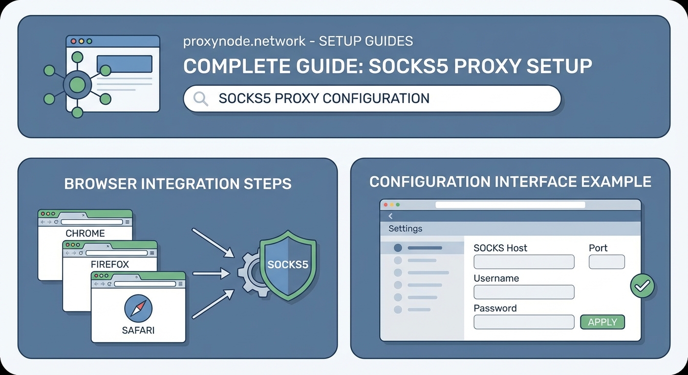 Complete Guide to Configuring SOCKS5 Proxy in Popular Web Browsers - Illustration 3