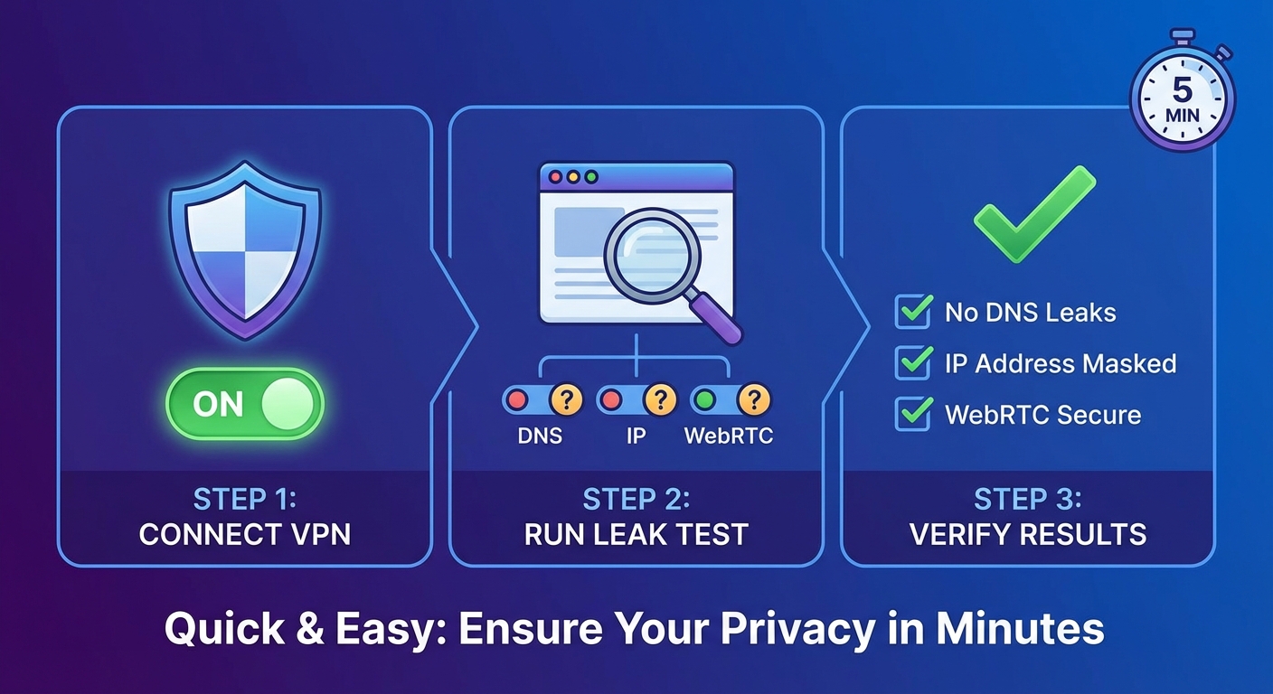 How to Test Your VPN for DNS, IP, and WebRTC Leaks in 5 Minutes — 1
