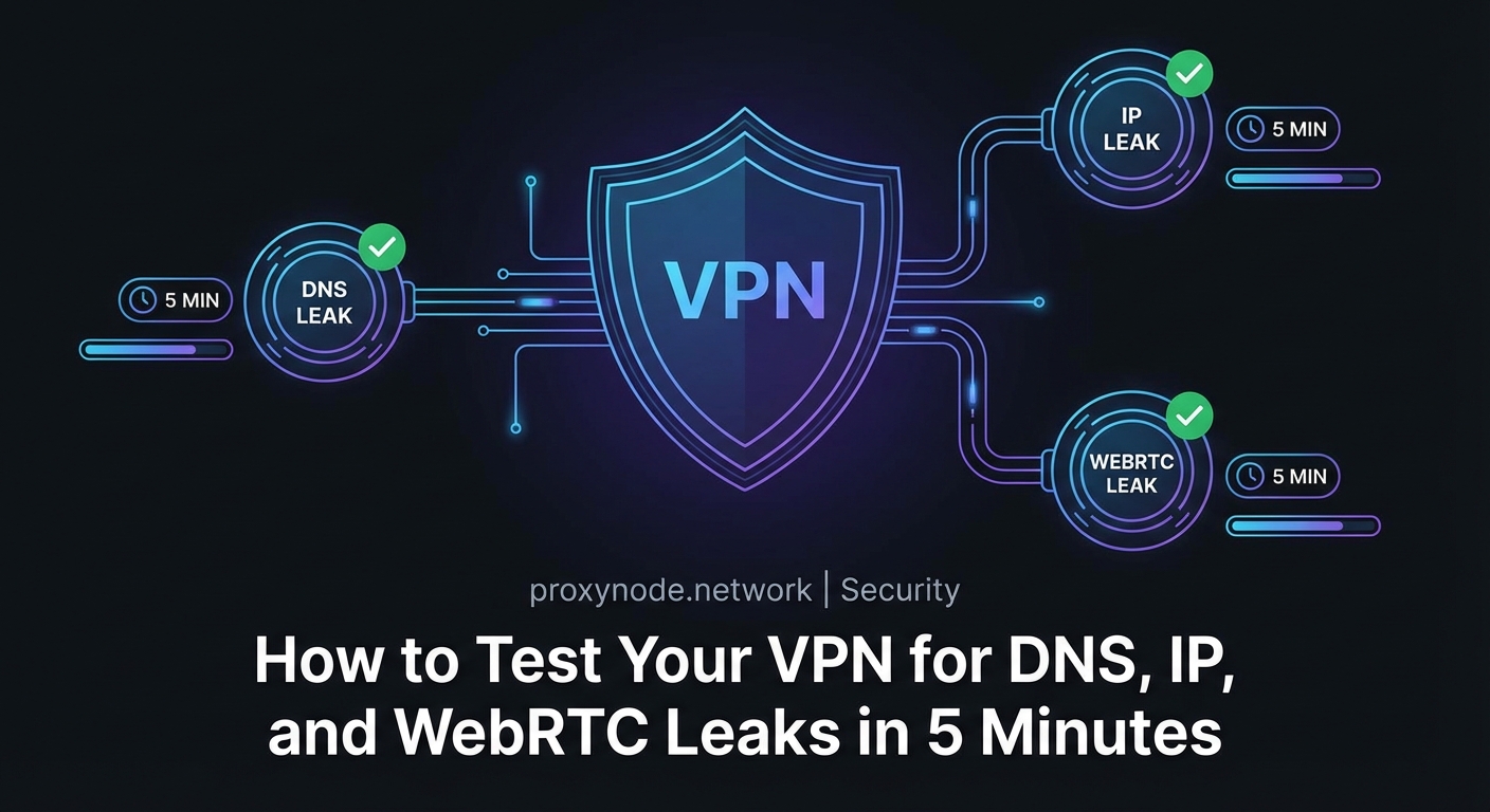 How to Test Your VPN for DNS, IP, and WebRTC Leaks in 5 Minutes — 2