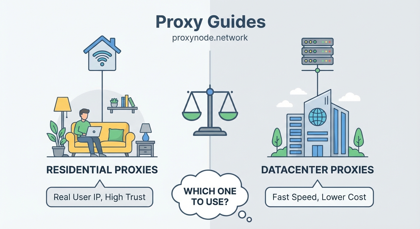 Residential vs Datacenter Proxies: Which One Should You Actually Use? — 1