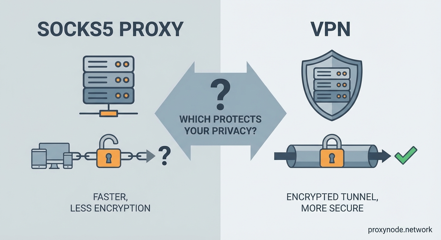 SOCKS5 Proxy vs VPN: Which One Actually Protects Your Privacy? — 3