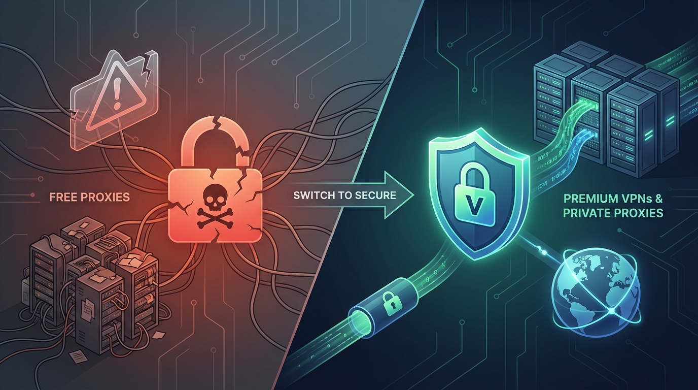 Why Free Proxies Are Dangerous and What to Use Instead