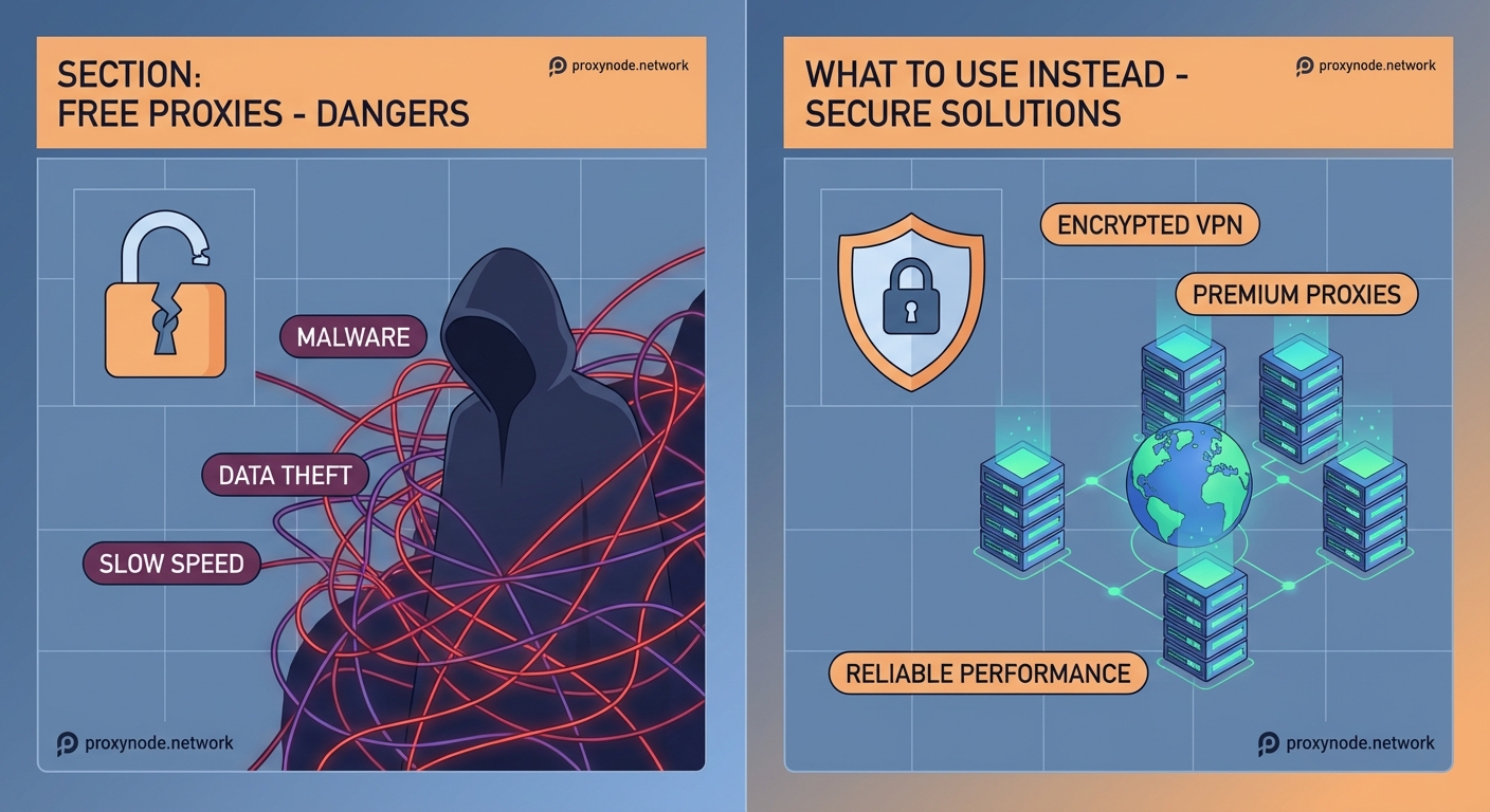 Why Free Proxies Are Dangerous and What to Use Instead — 3