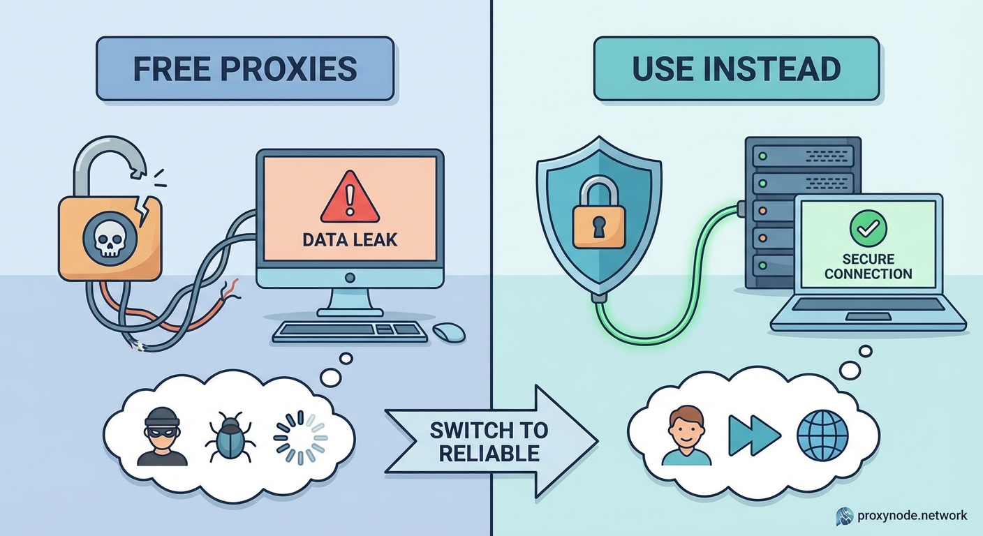 Why Free Proxies Are Dangerous and What to Use Instead — 8