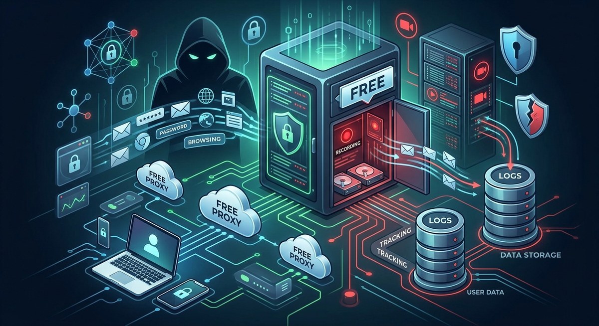 What Free Proxy Lists Don't Tell You About Data Logging