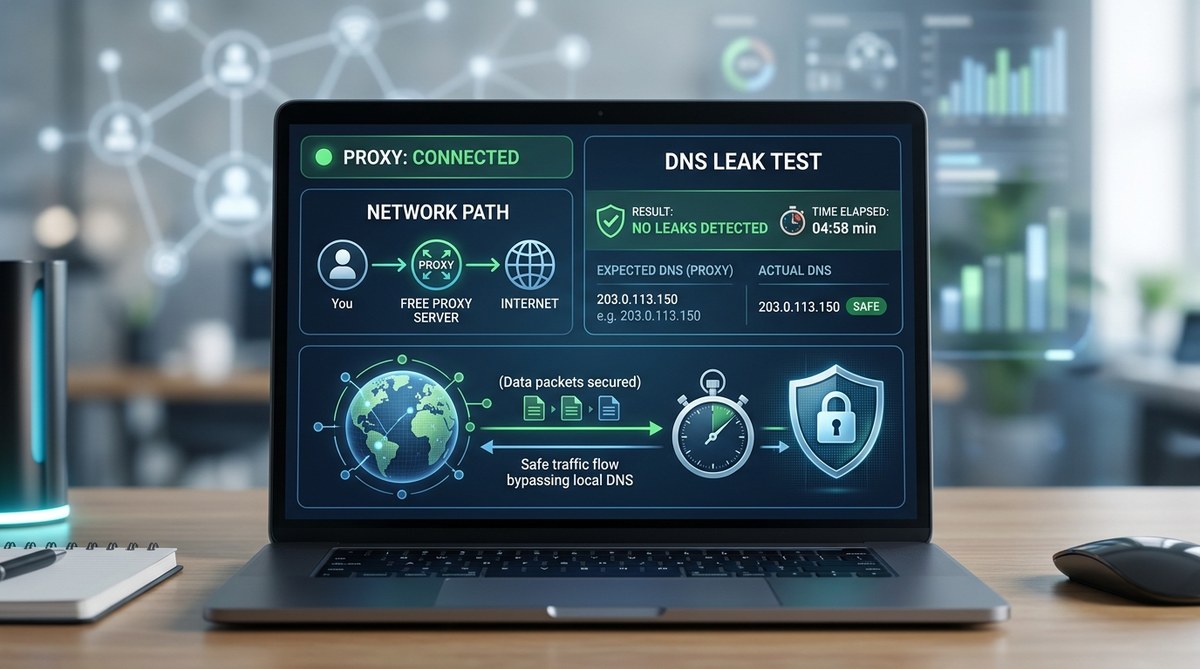 How to Test Your Free Proxy for DNS Leaks in Under 5 Minutes