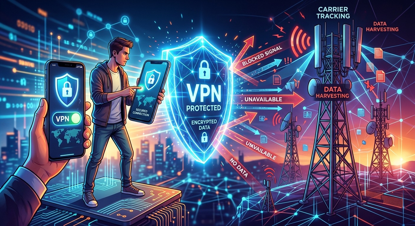 How to Stop Your Mobile Carrier From Tracking You When Using a VPN
