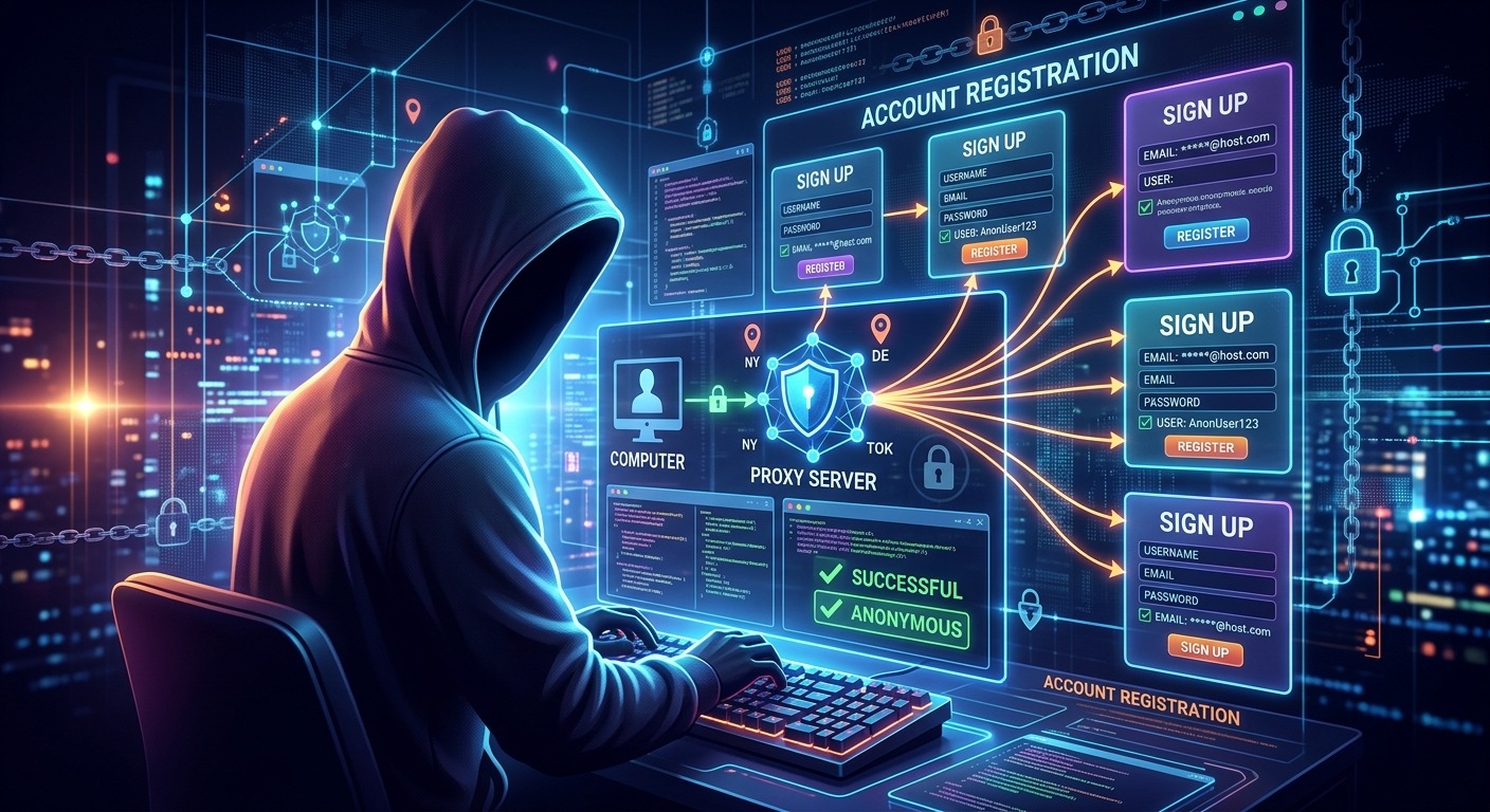 How to Set Up and Use a Proxy for Anonymous Account Registration