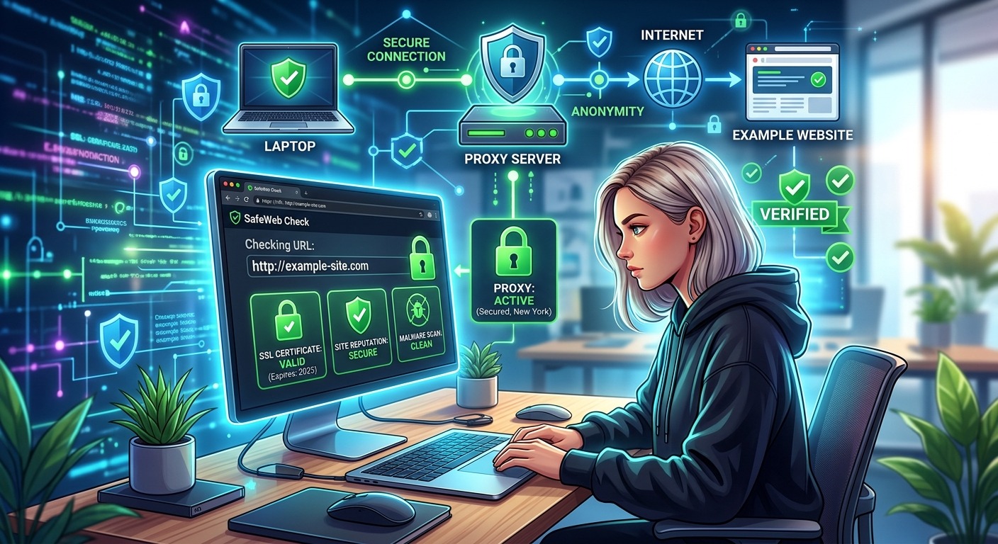 How to Check If a Website Is Safe Before Browsing Through a Proxy